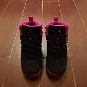 Jordan Kids Sneakers Black and Pink